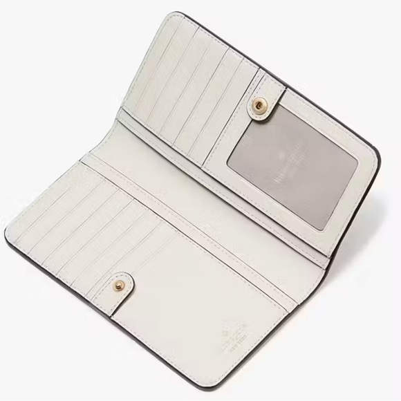 Kate Spade Coffee Break Large Slim Bifold Wallet - Picture 4 of 6